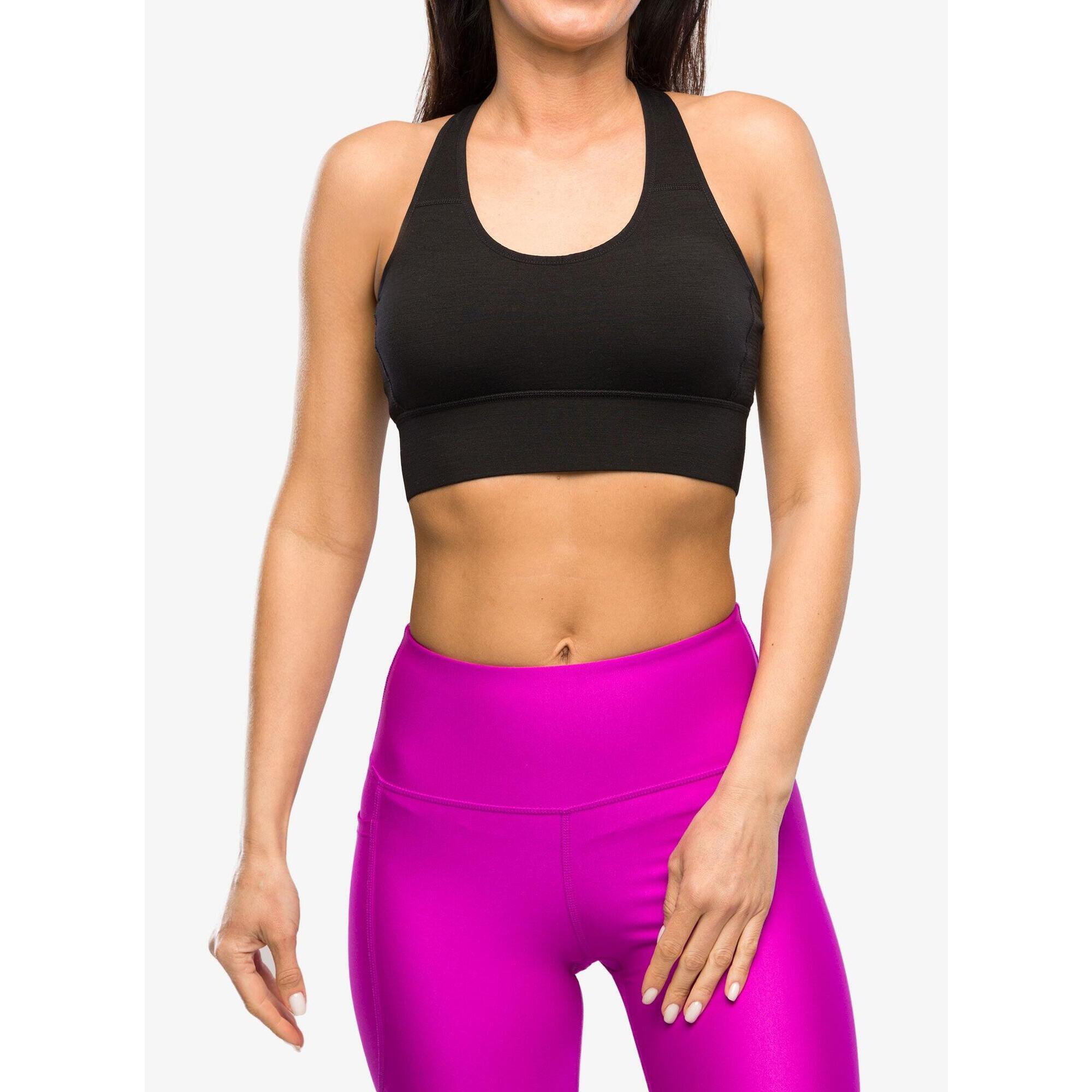 Stanik sportowy Mons Royale Stratos Merino Shift Sports Bra