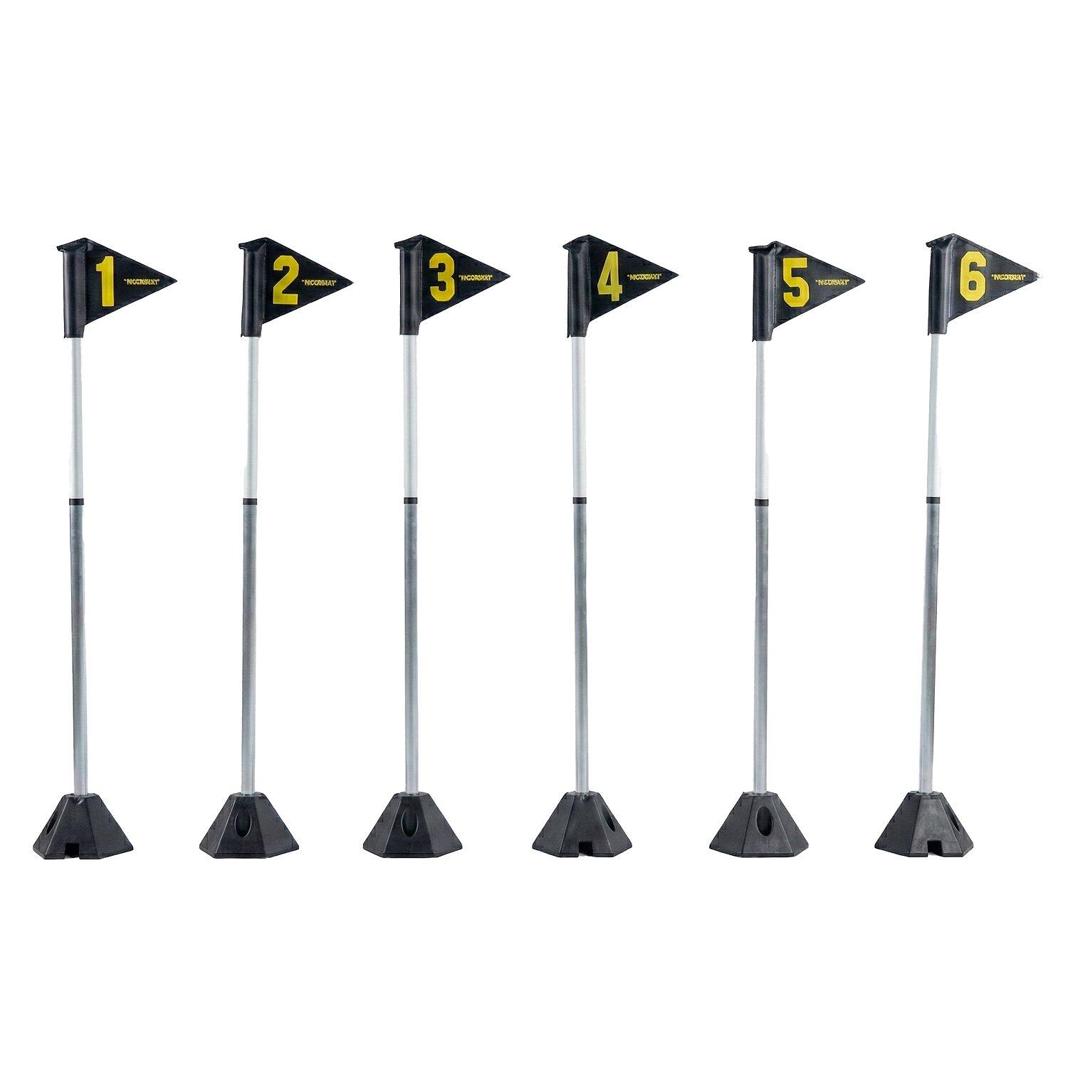 6 podświetlanych znaczników zwinności (z pilotem)