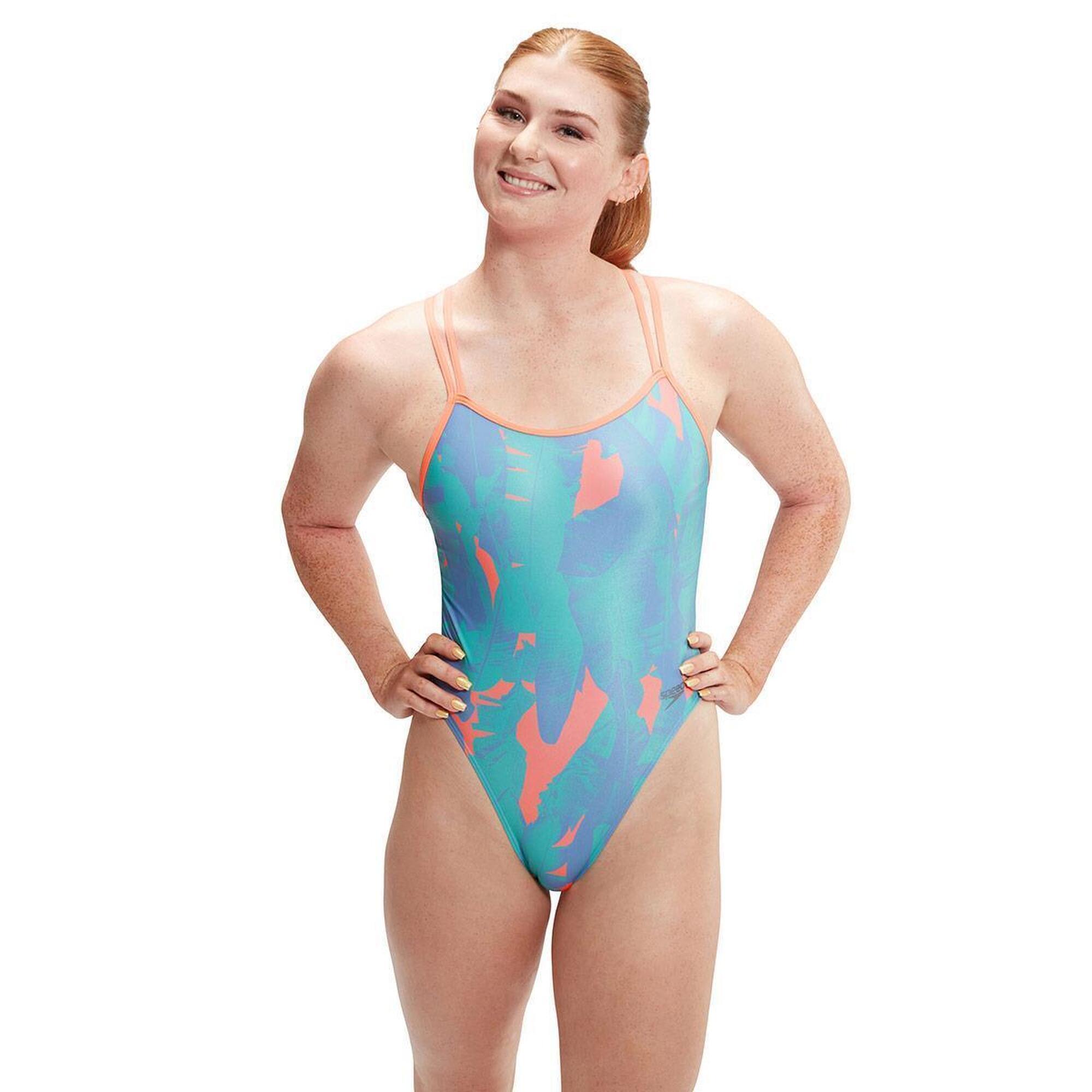 Strój Kąpielowy Speedo Digital Starback Banana Leaf – Niebieski - Rozmiar 26