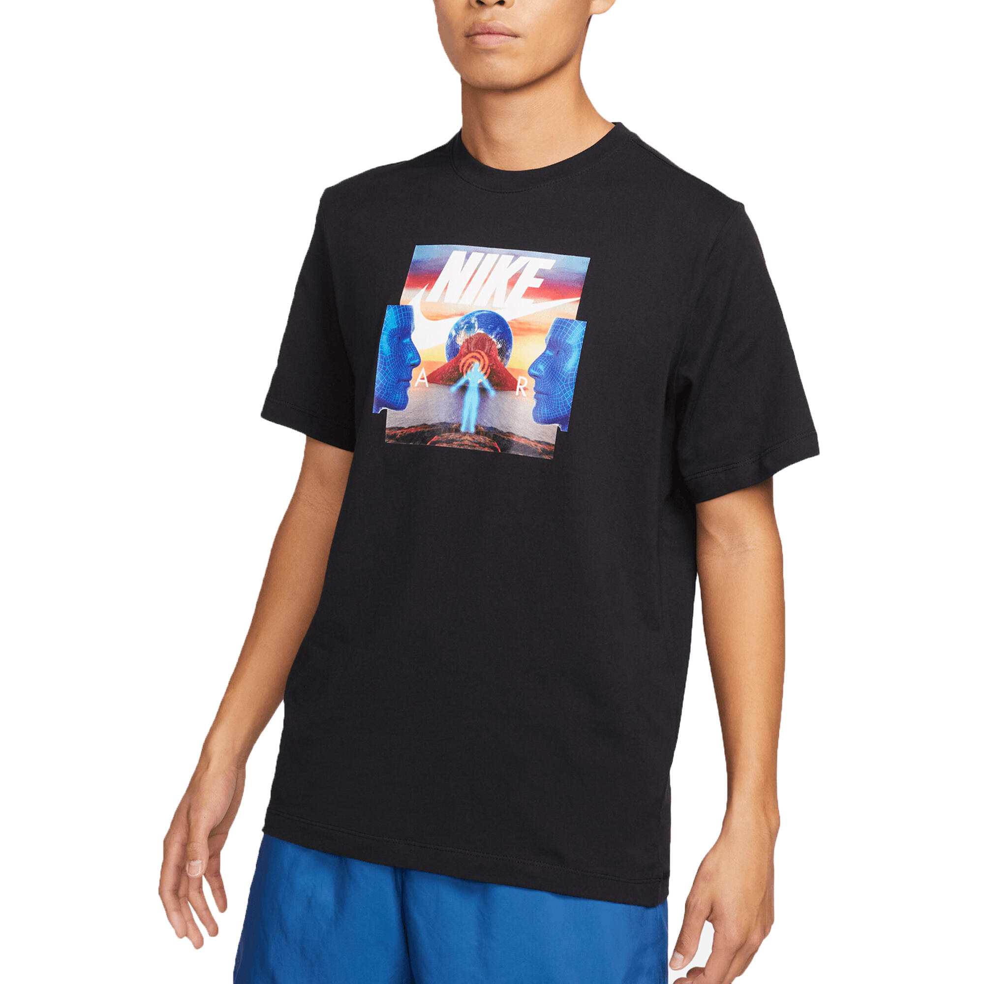 T-Shirt Festival Photo Rozmiar XL Czarny - DQ1065-010