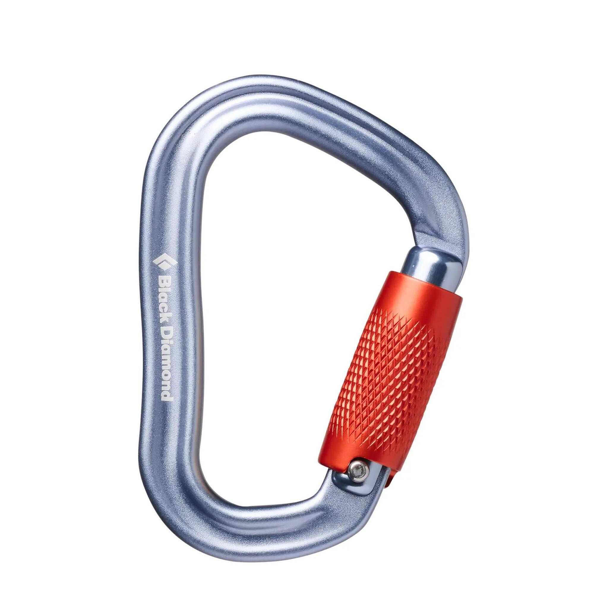 Karabinek wspinaczkowy Black Diamond Vaporlock Twistlock Carabiner - gray