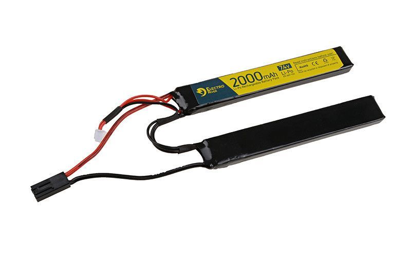 Akumulator LiPo 7,4V 2000mAh 15/30C - 2 modułowy (008299)