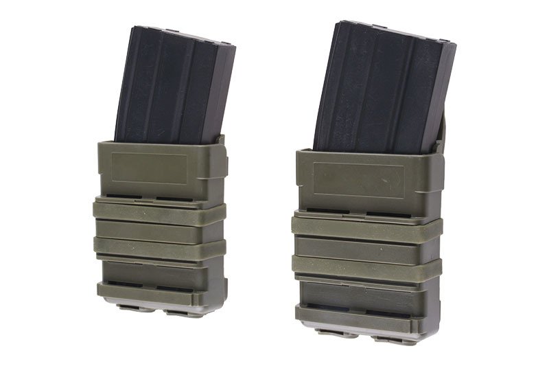 Ładownica podwójna PRIMAL GEAR Open III (M) na magazynki 5,56 - oliwkowa (PRI-19-017414)