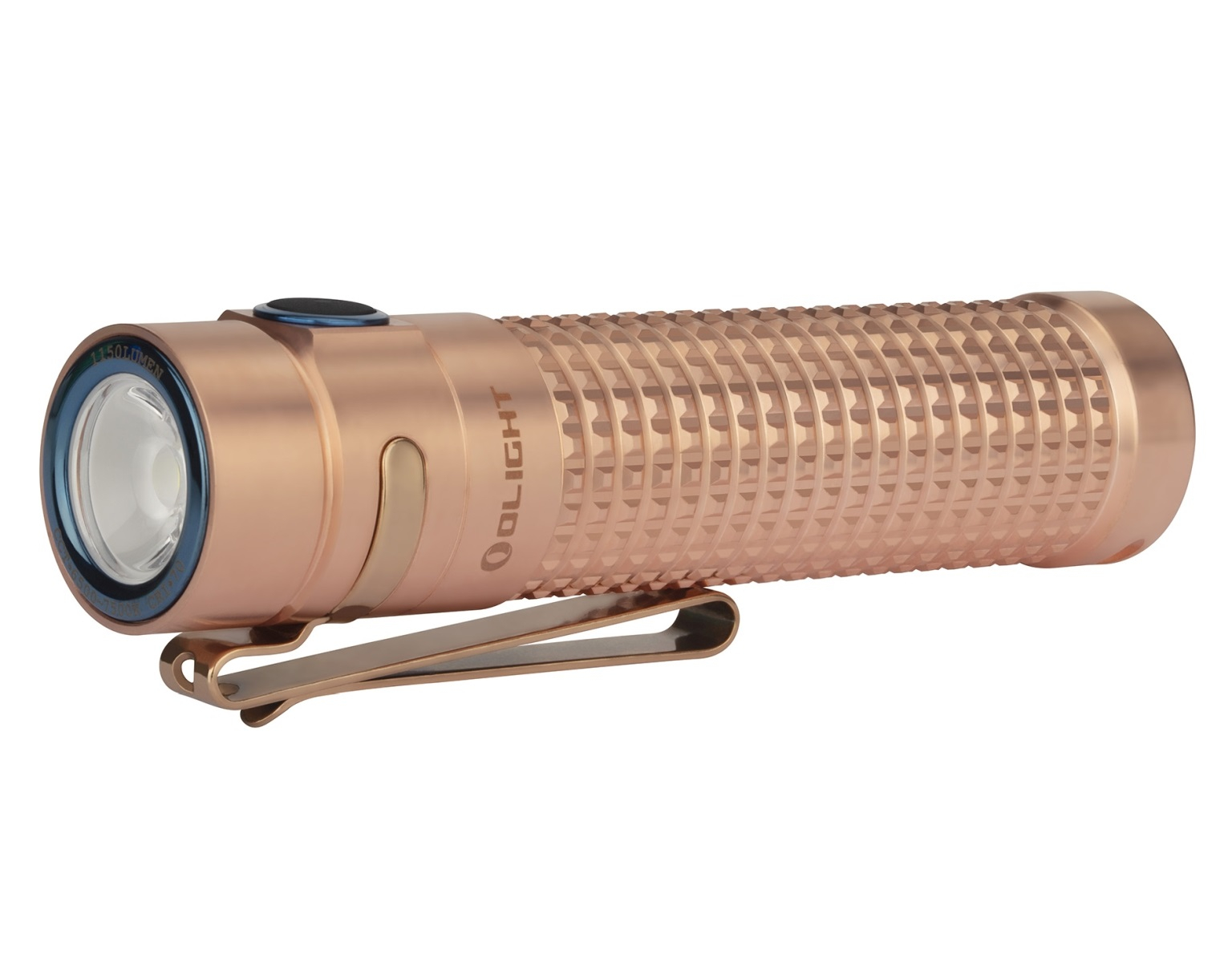 Latarka ręczna Olight S2R II Baton Cool White Limited Edition Raw Copper 0,5-1150 lum. akumulator