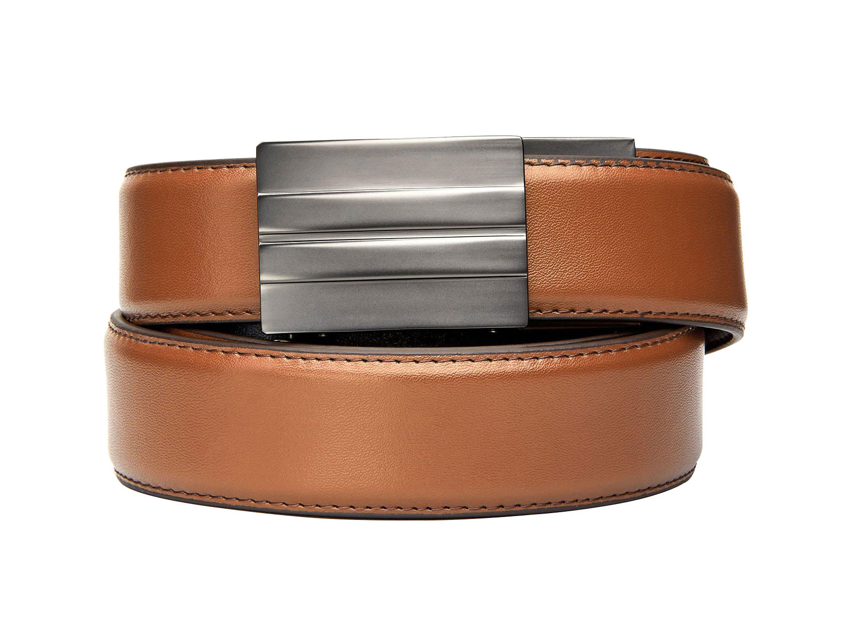 Pasek do spodni KORE Essentials X2 skórzany jasnobrązowy regularny (X2GUNTAN)