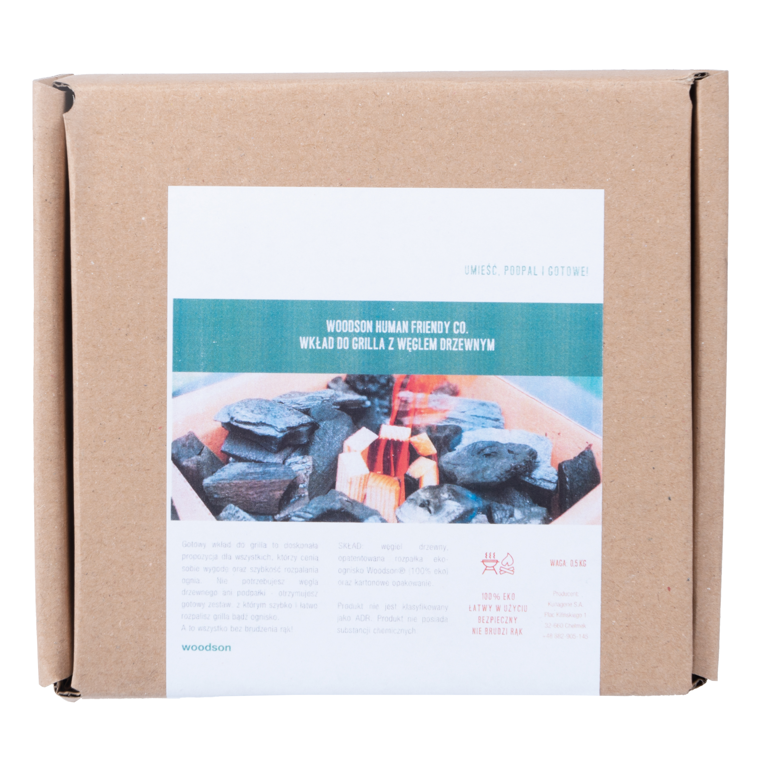Rozpałka Woodson wkład do grilla z węglem (W14PL)