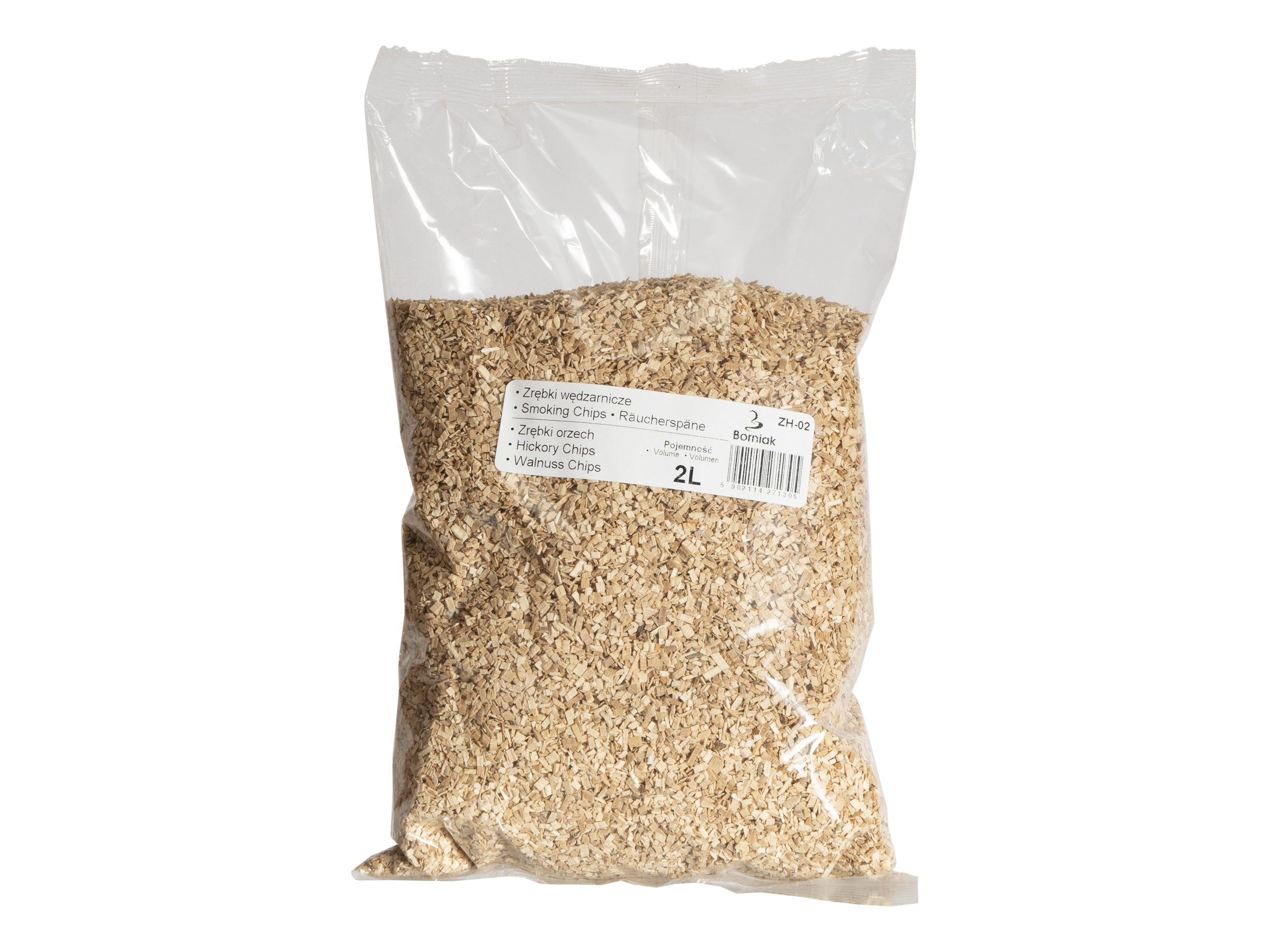 Zrębki z drewna orzecha bialego Borniak 2L ZH-02 (ZH-02)