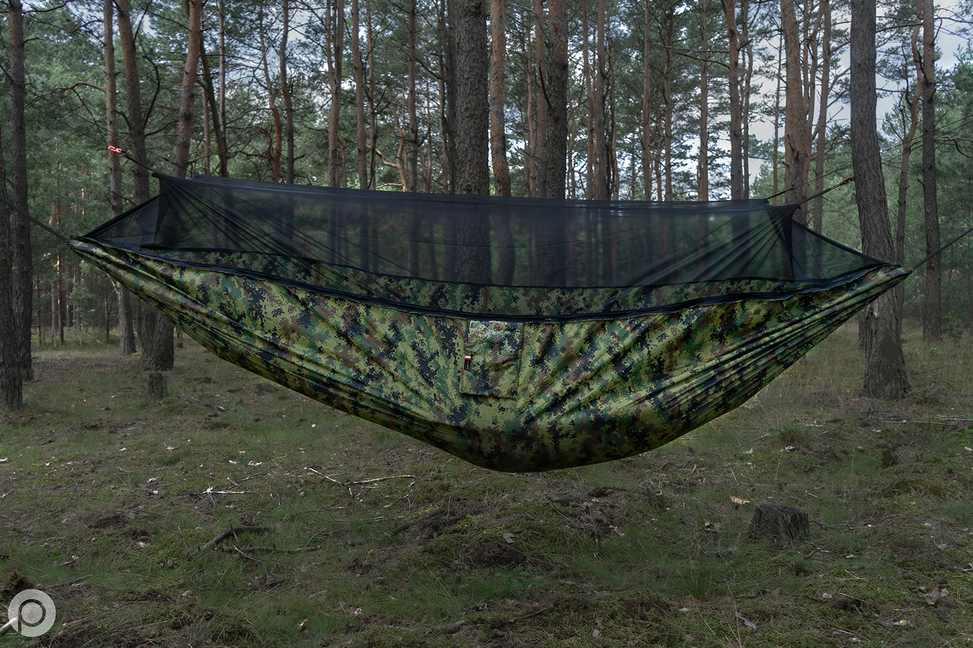 Hamak TigerWood Ważka V2 LONG CAMO + moskitiera (TW.HWM2L-CAMO)