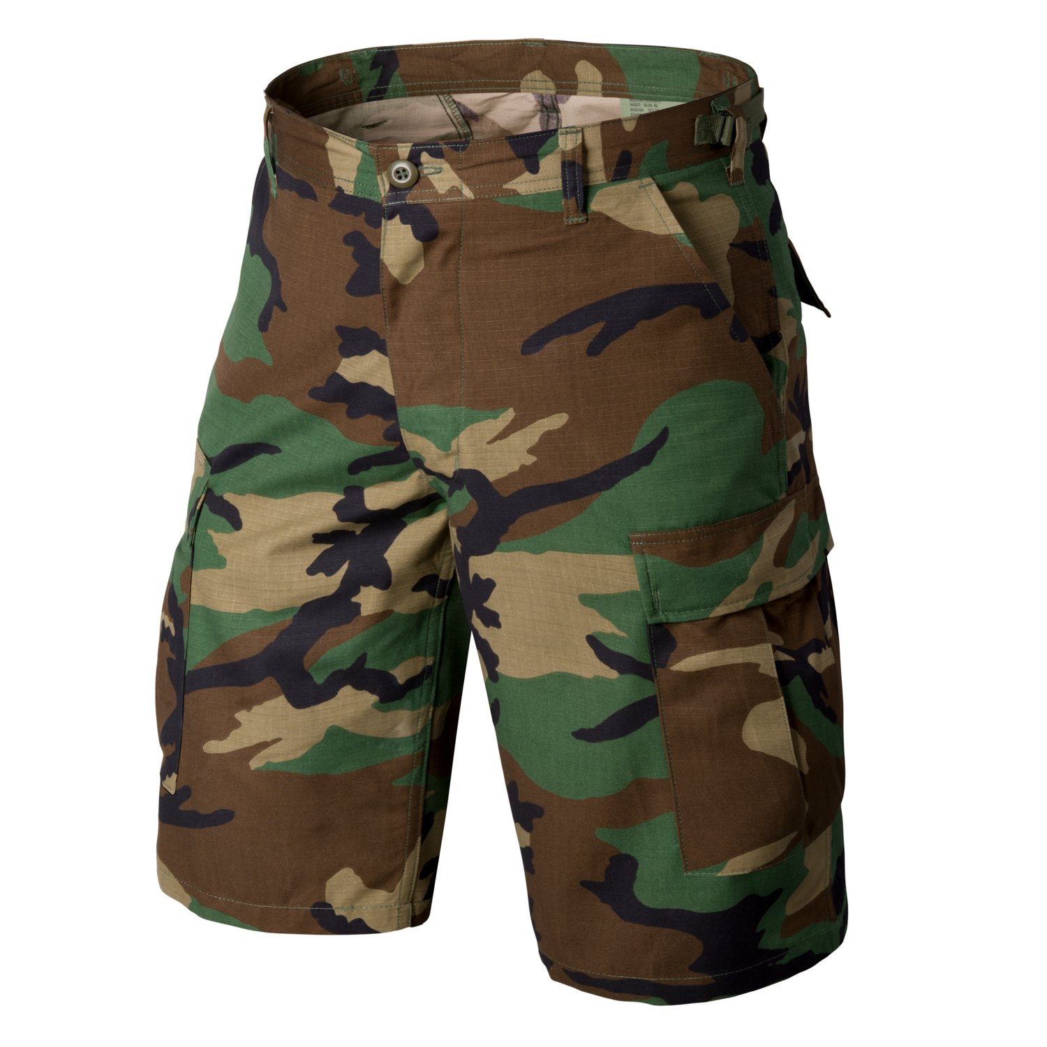 Spodenki szorty Helikon BDU Cotton Ripstop US Woodland (SP-BDK-CR-03)