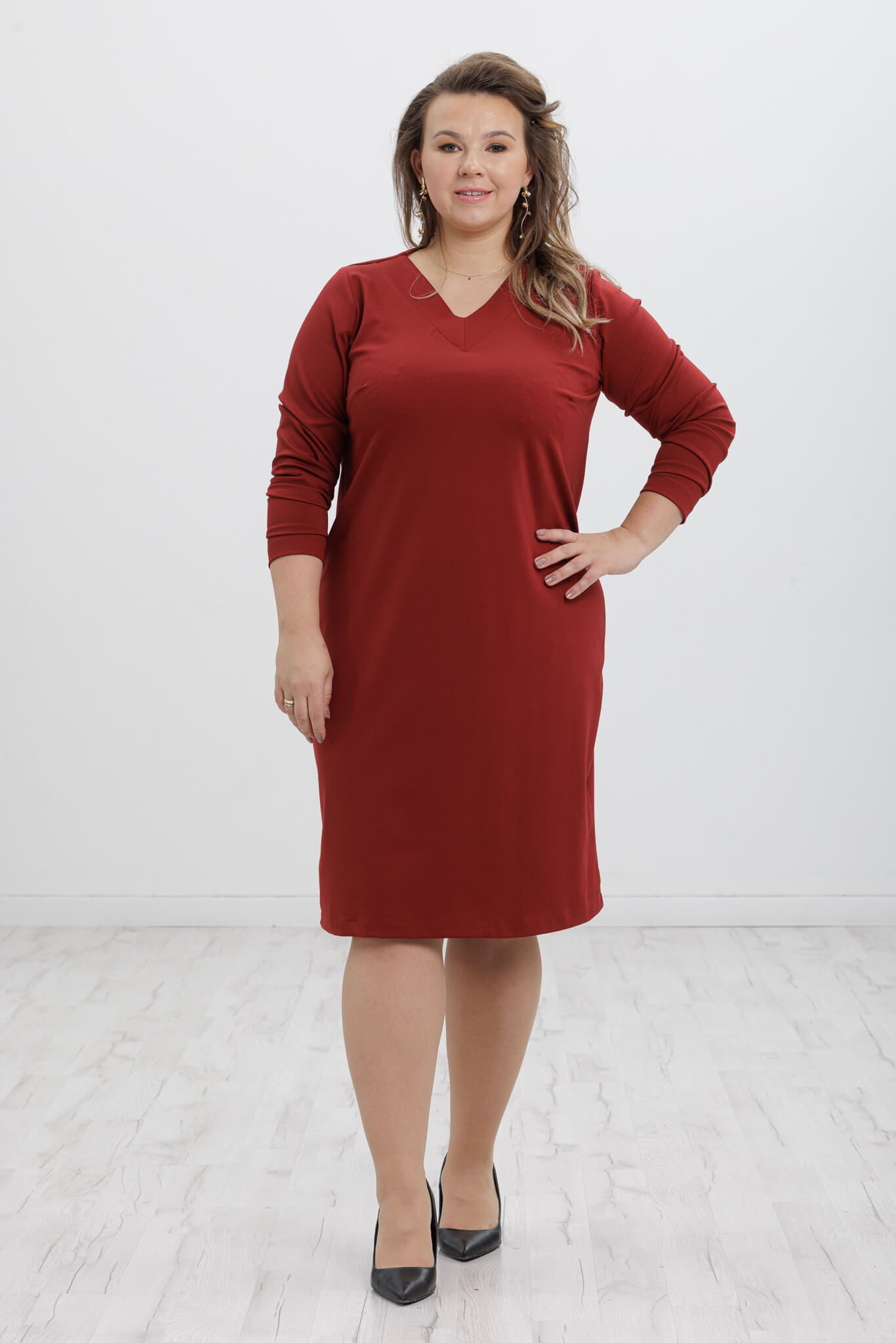 Prosta ołówkowa sukienka Susana PLUS SIZE XXL