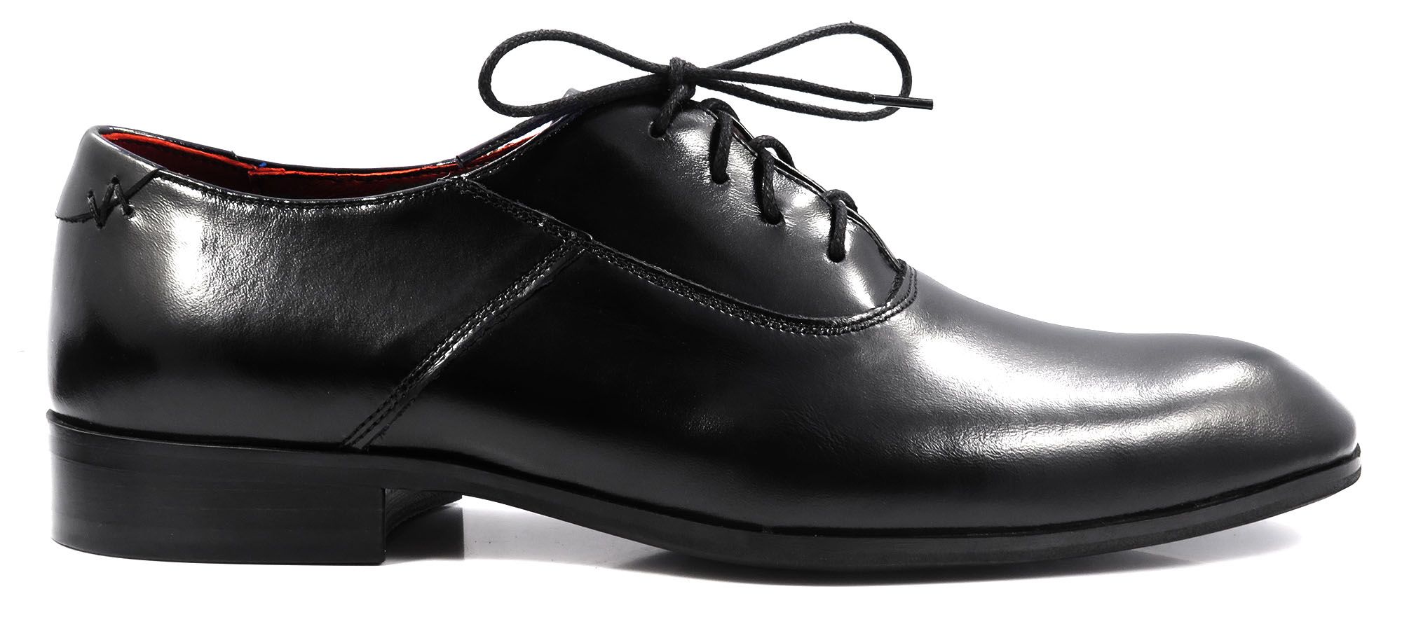 Wiedenki - oksfordy - czarne obuwie męskie T69