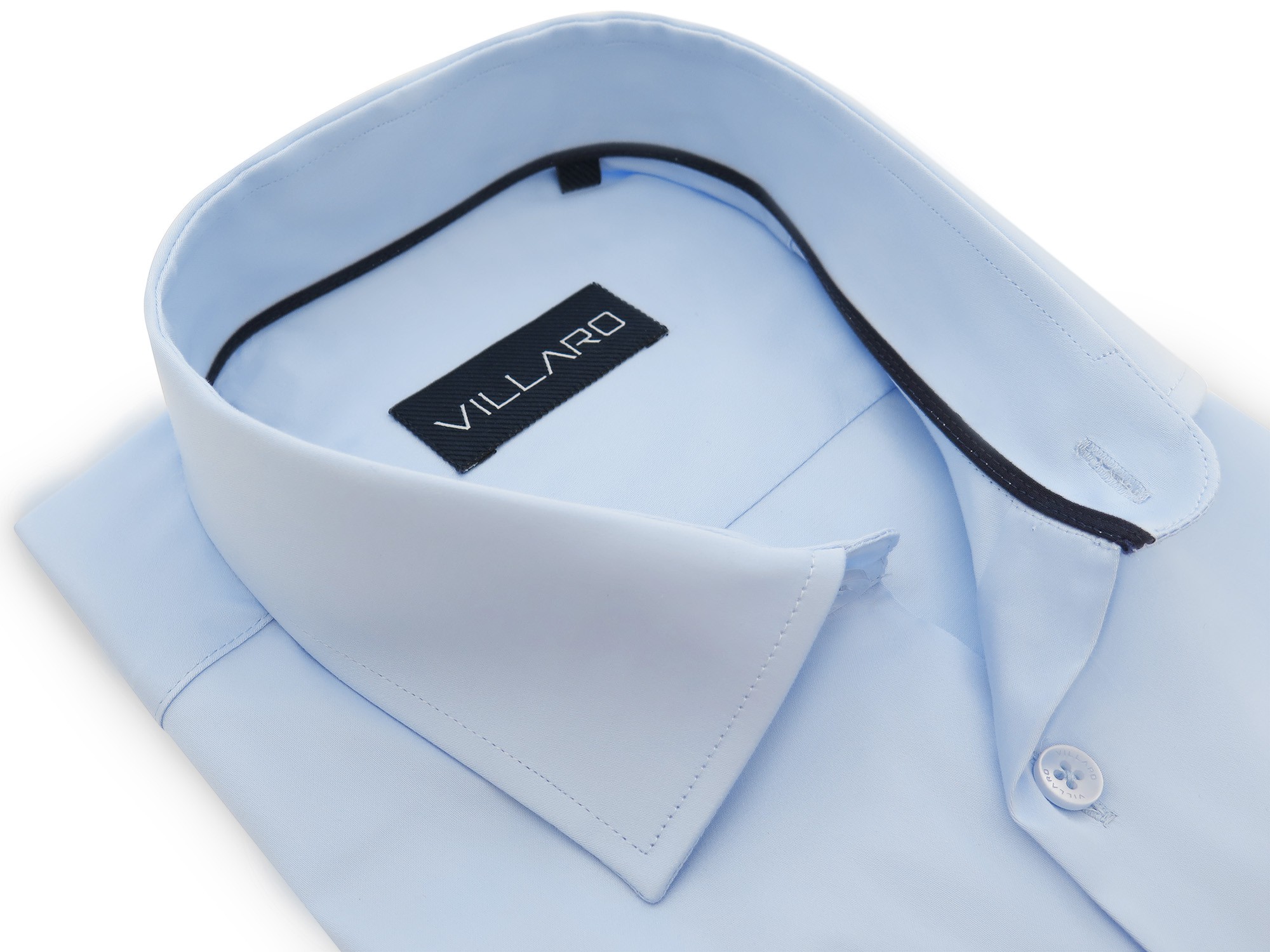 Błękitna koszula z długim rękawem 008