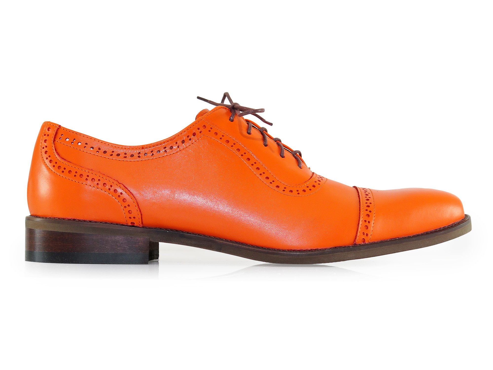 Pomarańczowe buty męskie Brogsy Modini - Adelaide T213