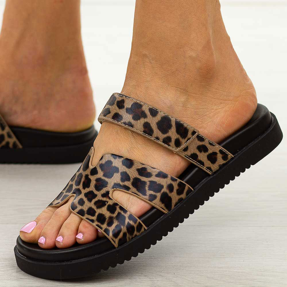 Leopard klapki damskie Vinceza 17401