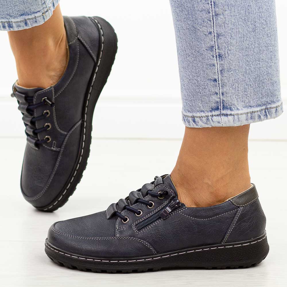 Granatowe półbuty damskie Vinceza 87724