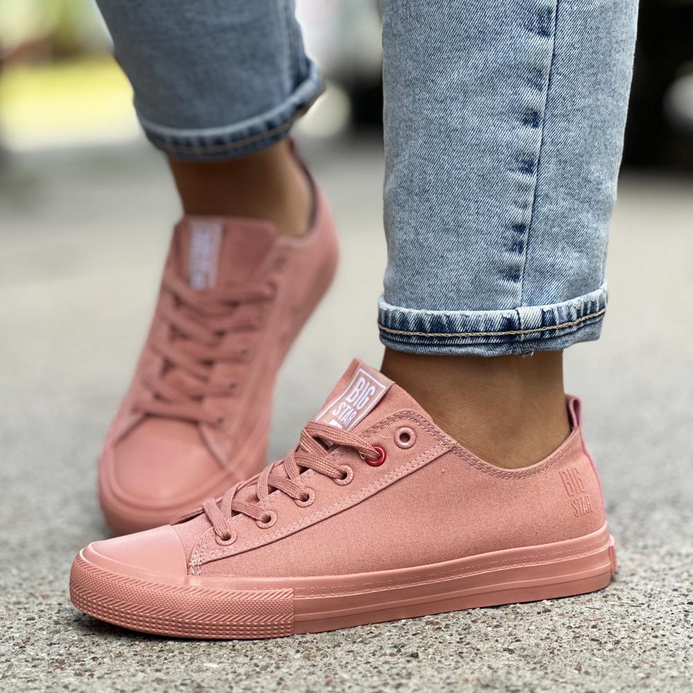 Trampki damskie Big Star Jj274005 Nude