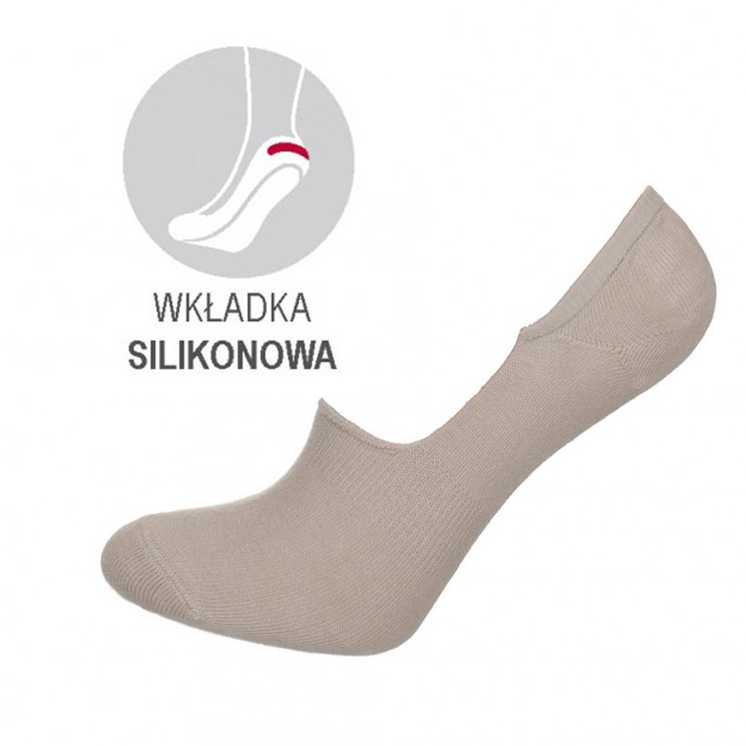 Beżowe mikrostopki bawełniane damskie (model 786)