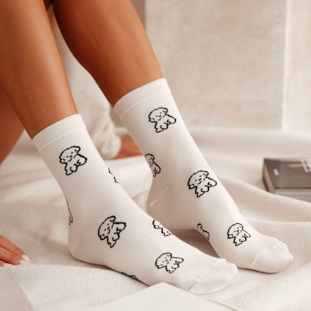 Skarpetki damskie Szczeniaczki 1154 ec