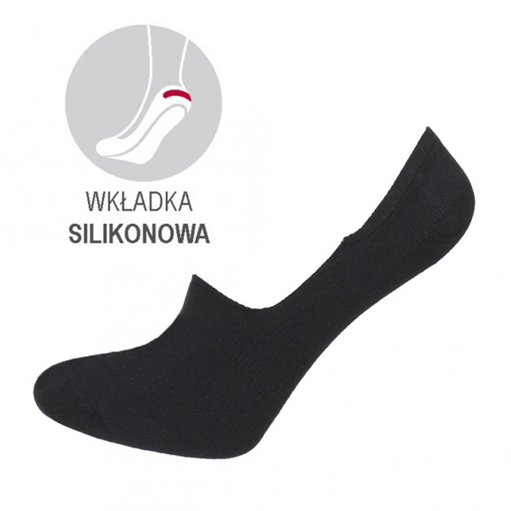 Czarne mikrostopki bawełniane damskie (model 785)