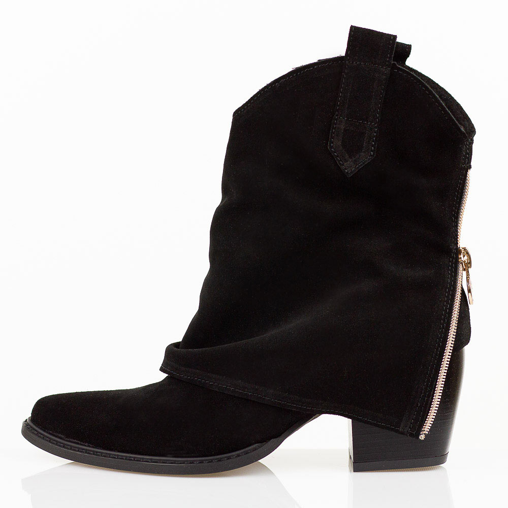 Czarne Polskie kowbojki damskie Deoni D394