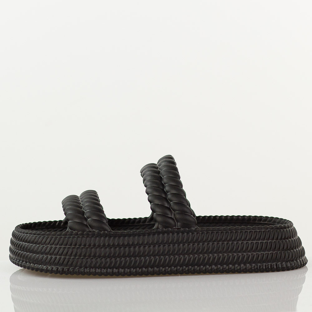 Czarne lekkie piankowe klapki damskie DiA 51-001