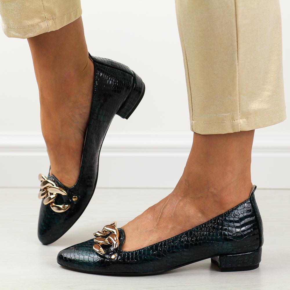 Zielone Polskie lordsy damskie Suzana 4028P