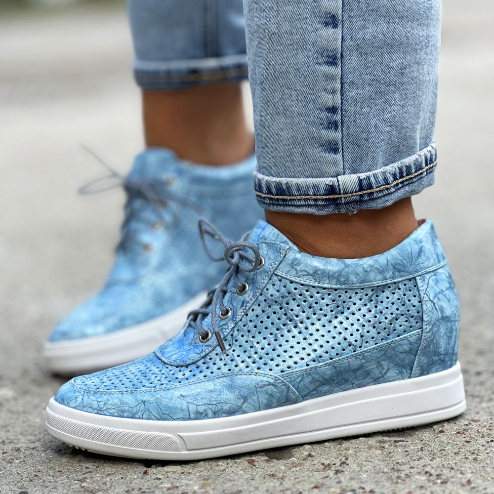 Sneakersy, botki damskie M.Daszyński Sa143-1bl