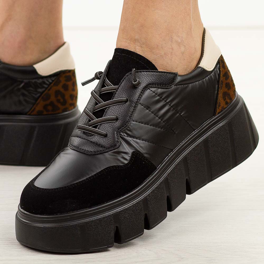 Czarne sneakery damskie Vinceza 58565