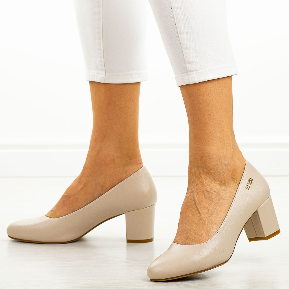 Cieliste czółenka damskie Sergio Leone Pb178