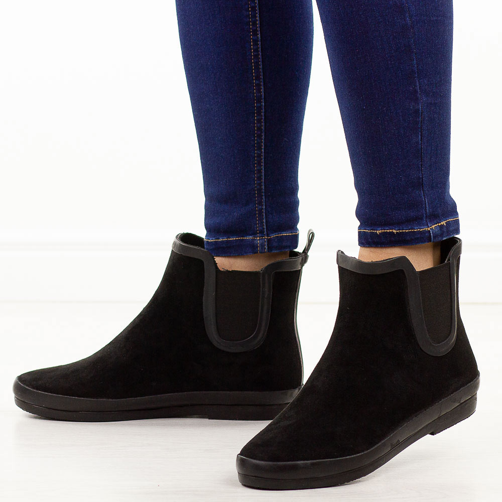 Czarne kalosze damskie Potocki 36063