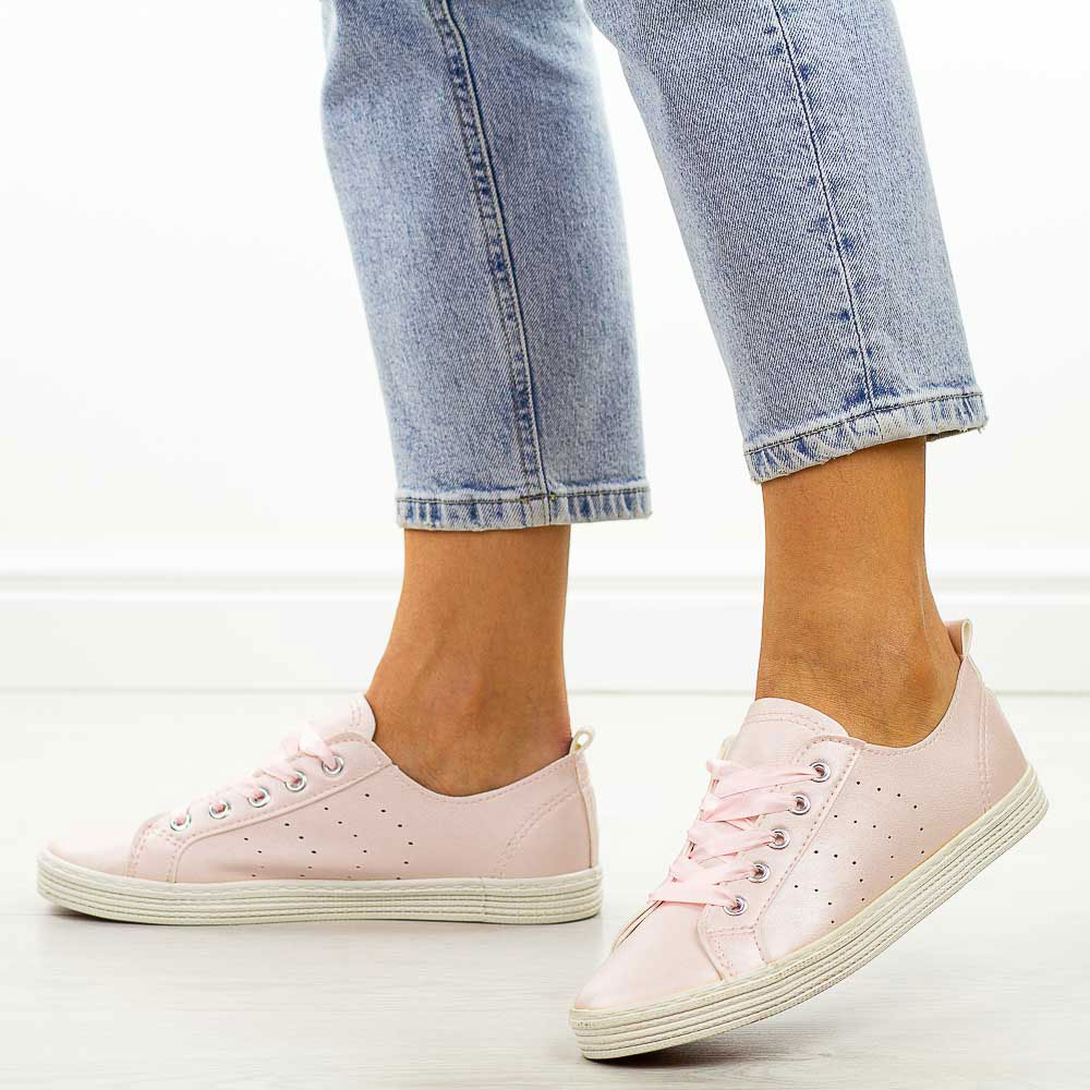 Różowe tenisówki damskie McKeylor 12801