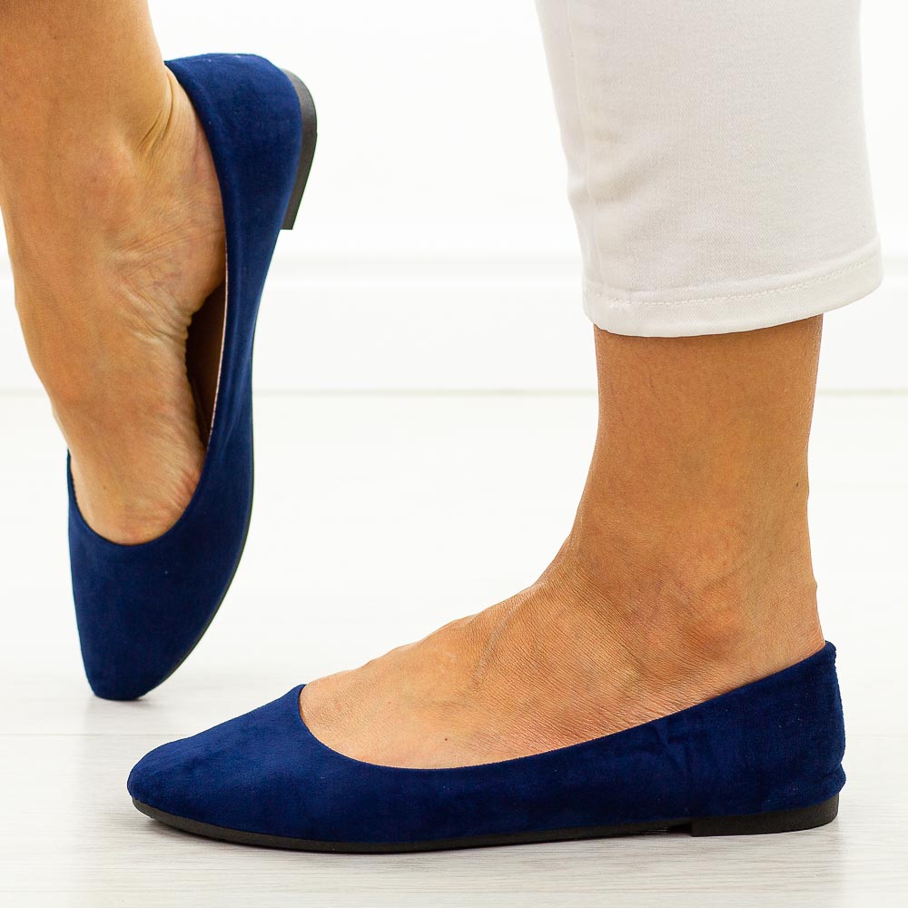 Granatowe baleriny damskie Sabatina Zh20-3