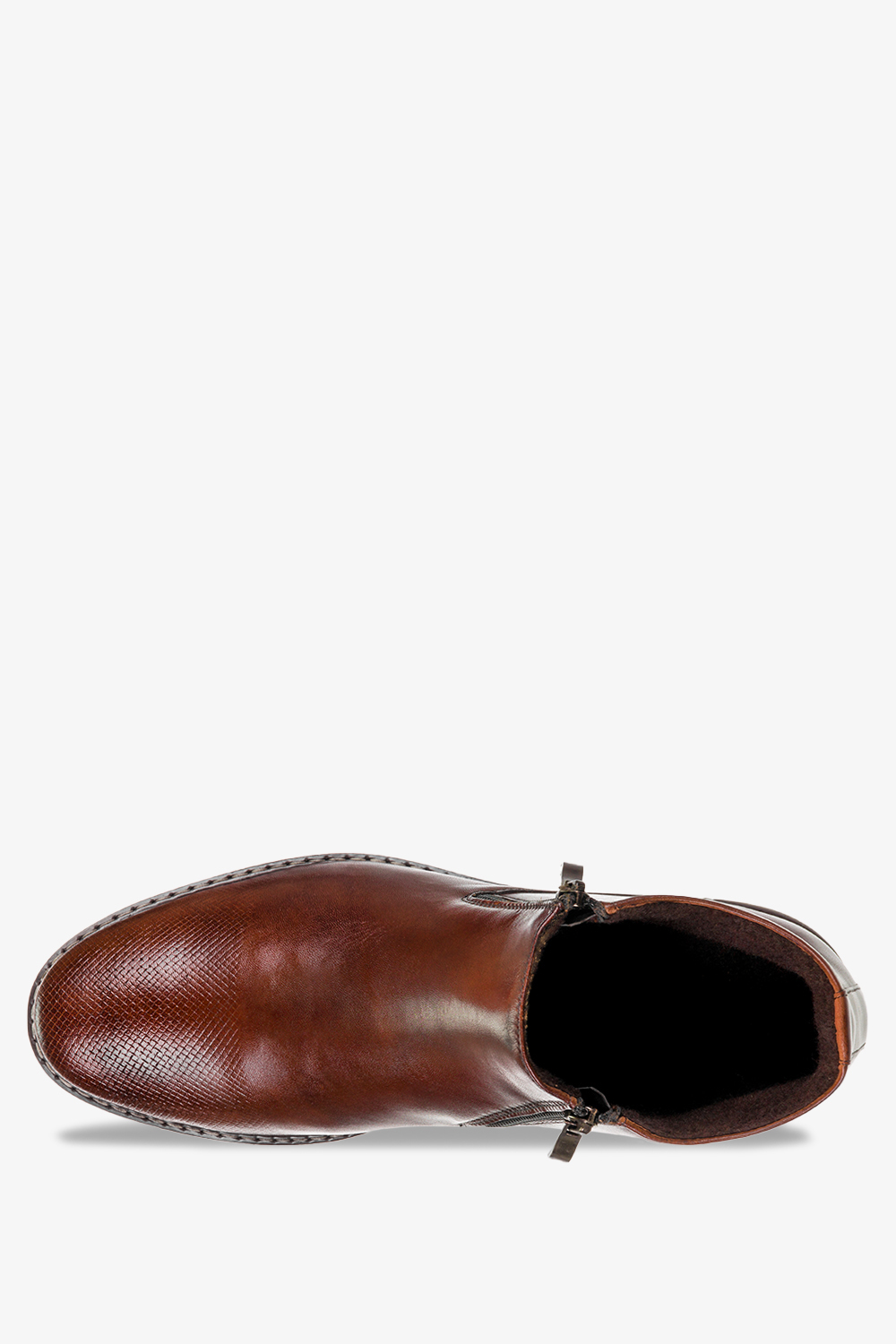 Brązowe trzewiki skórzane windssor hm-2/m16