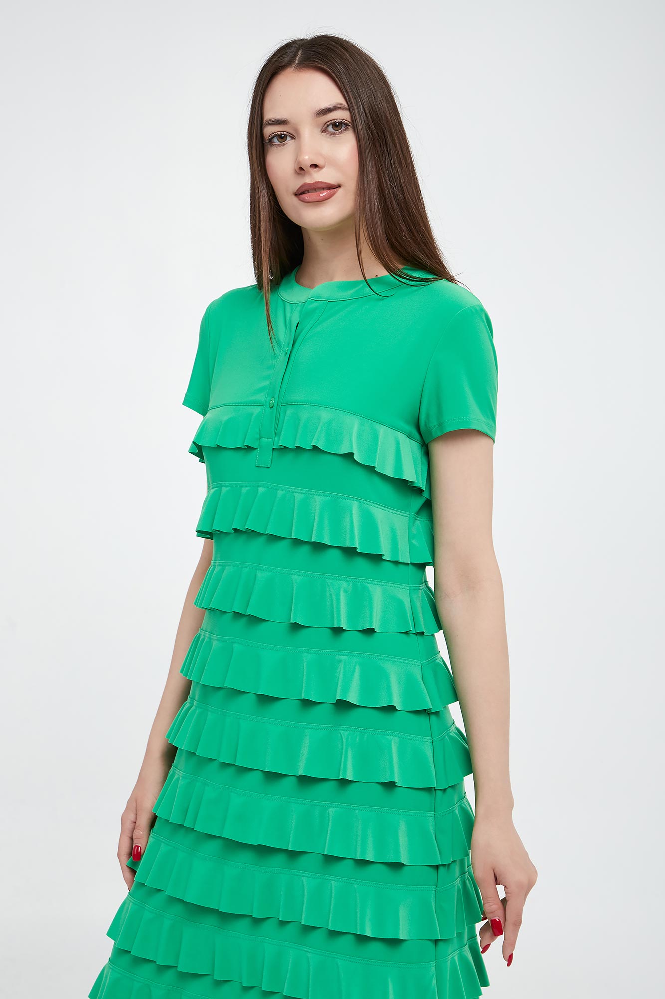 Sukienka z falbanami JOSEPH RIBKOFF