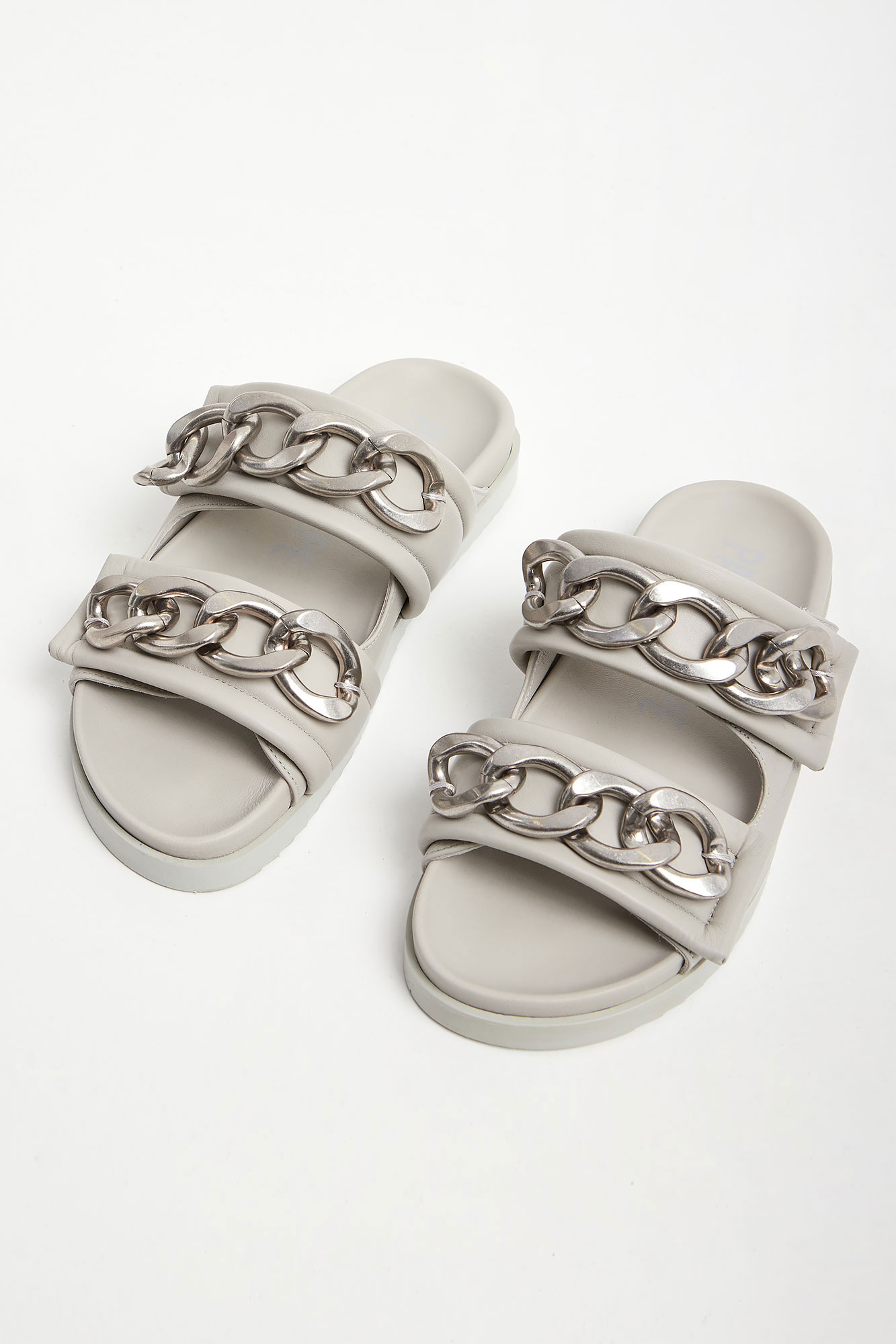 Klapki skórzane PATRIZIA PEPE