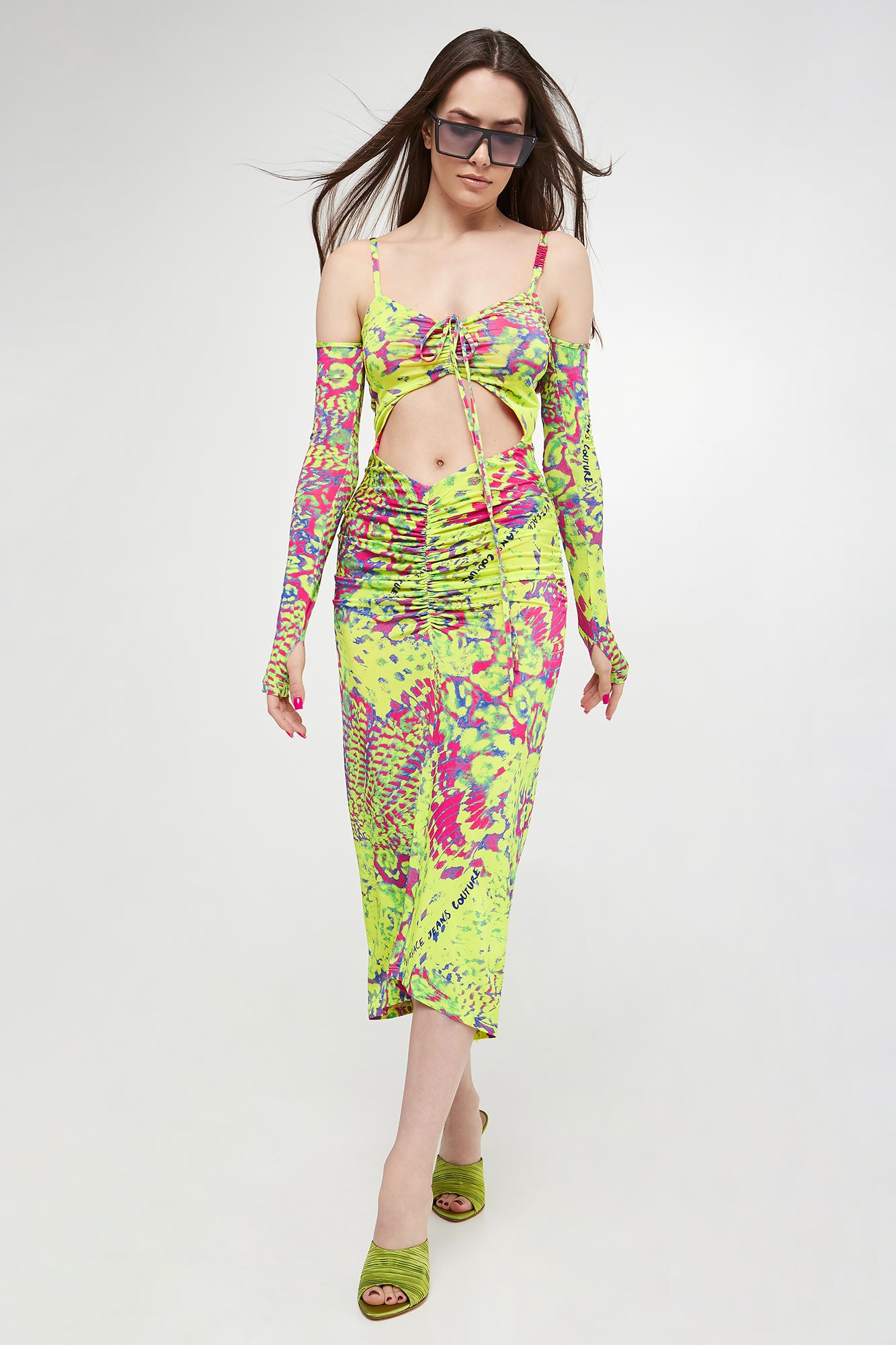 Sukienka midi VERSACE JEANS COUTURE