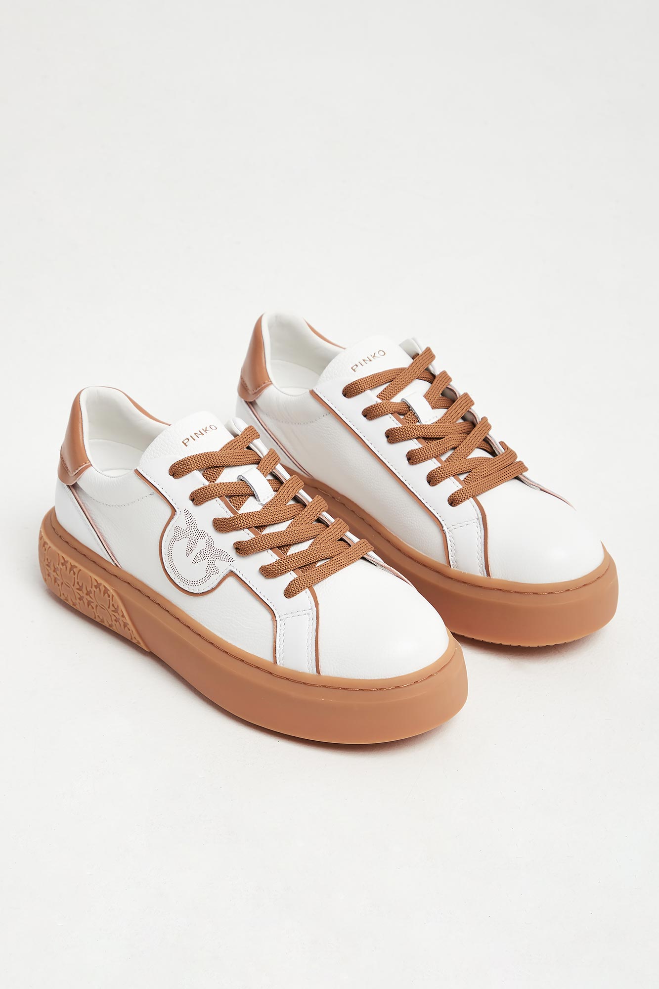 Sneakersy damskie skórzane PINKO