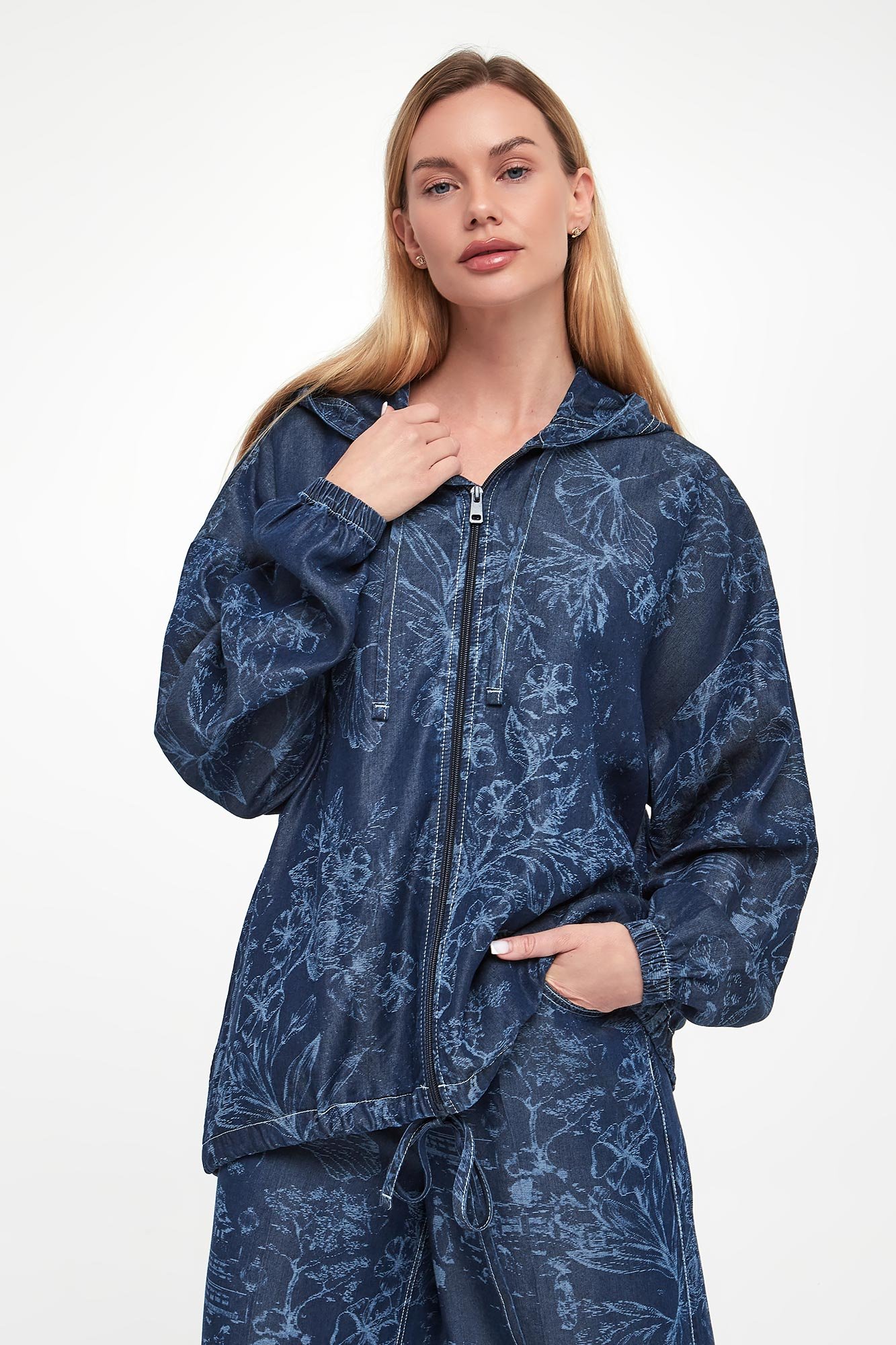 Kurtka damska z kapturem TWINSET ACTITUDE