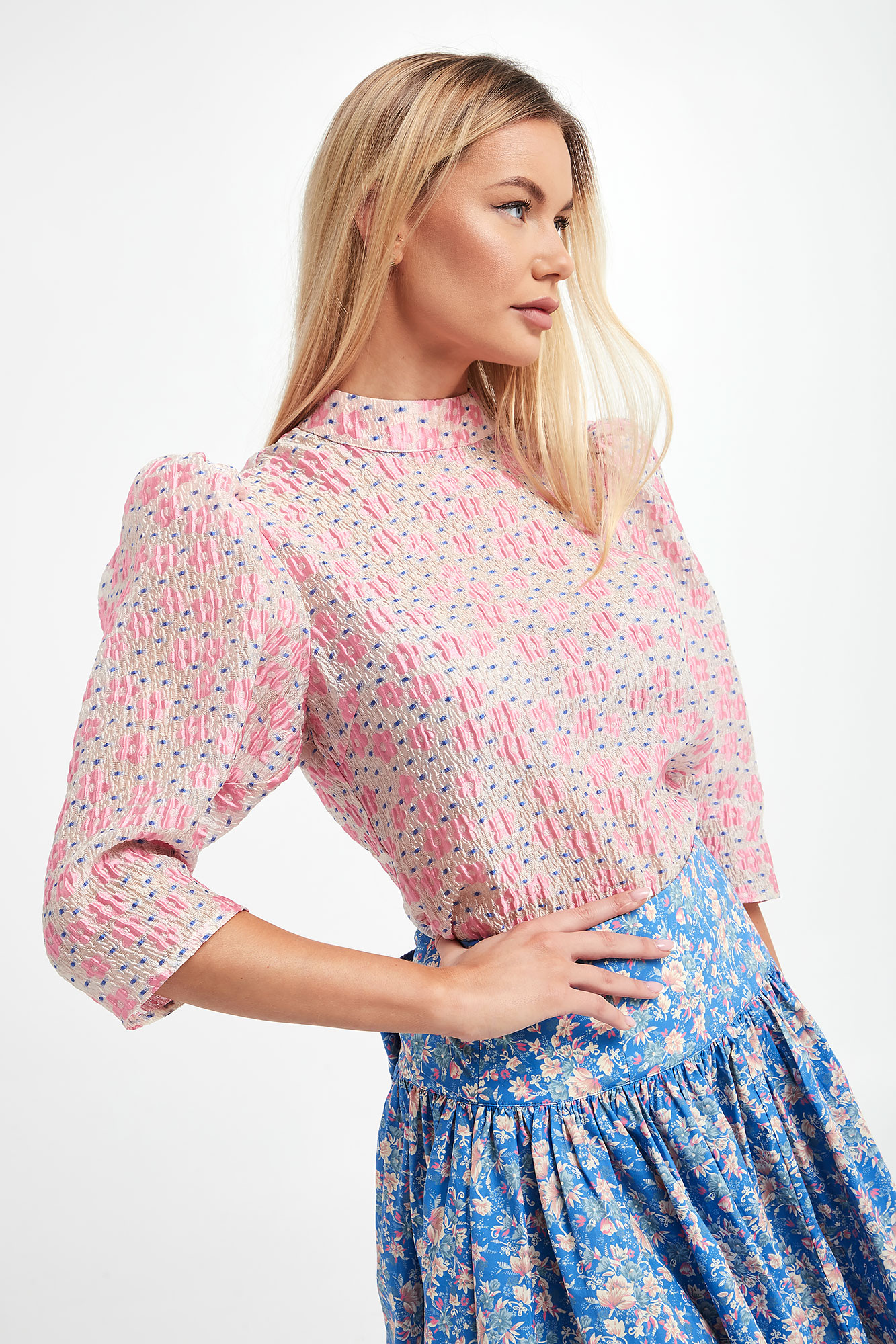 Bluzka damska w kwiaty CUSTOMMADE