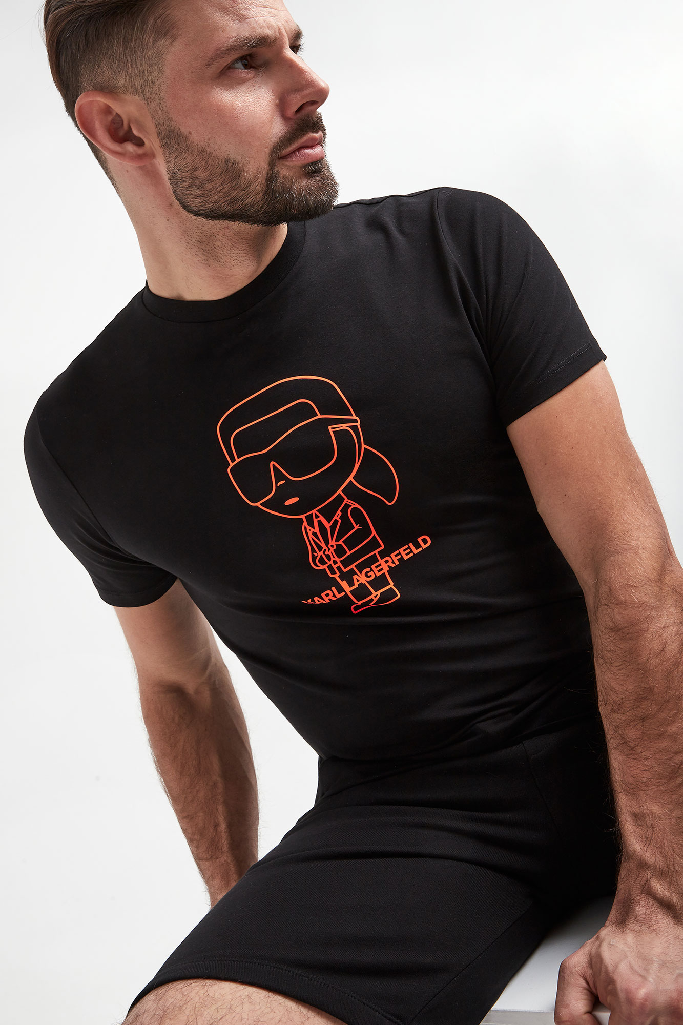 T-shirt męski KARL LAGERFELD