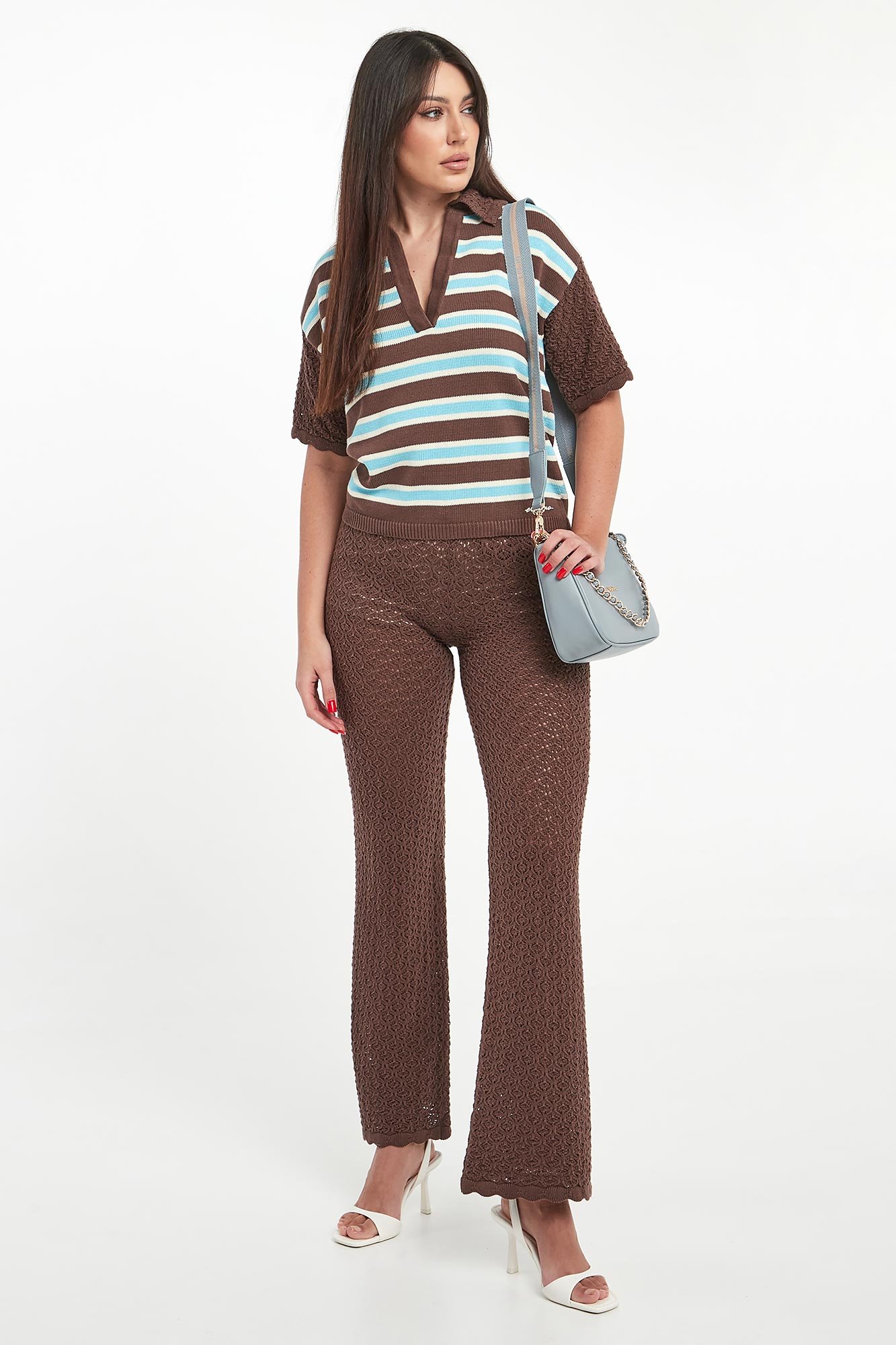 Spodnie damskie ażurowe ERMANNO FIRENZE