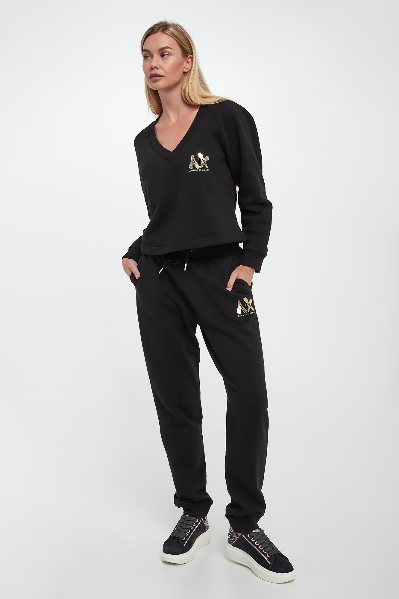 Spodnie damskie ARMANI EXCHANGE