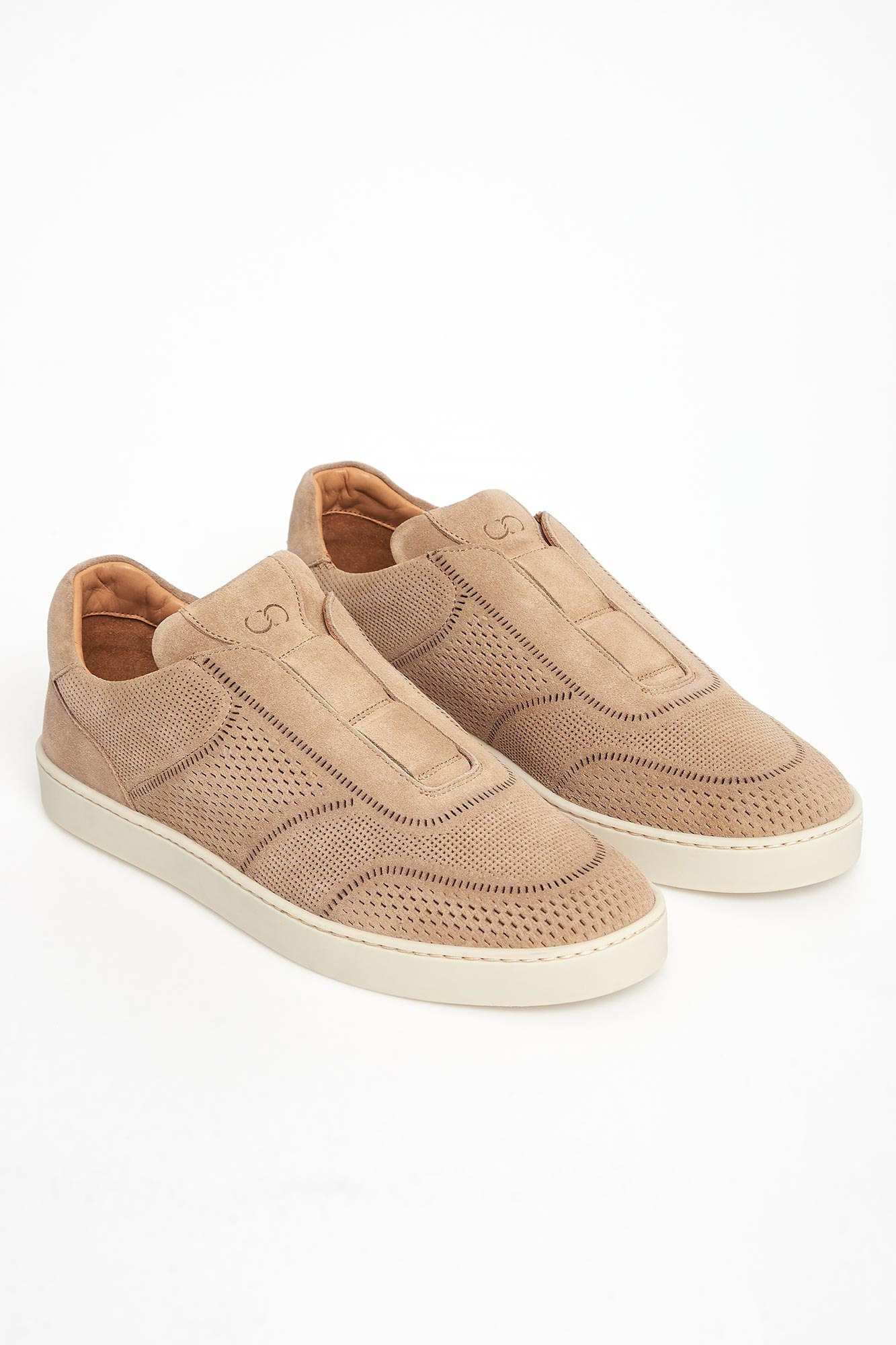 Sneakersy męskie zamszowe CESARE CASADEI