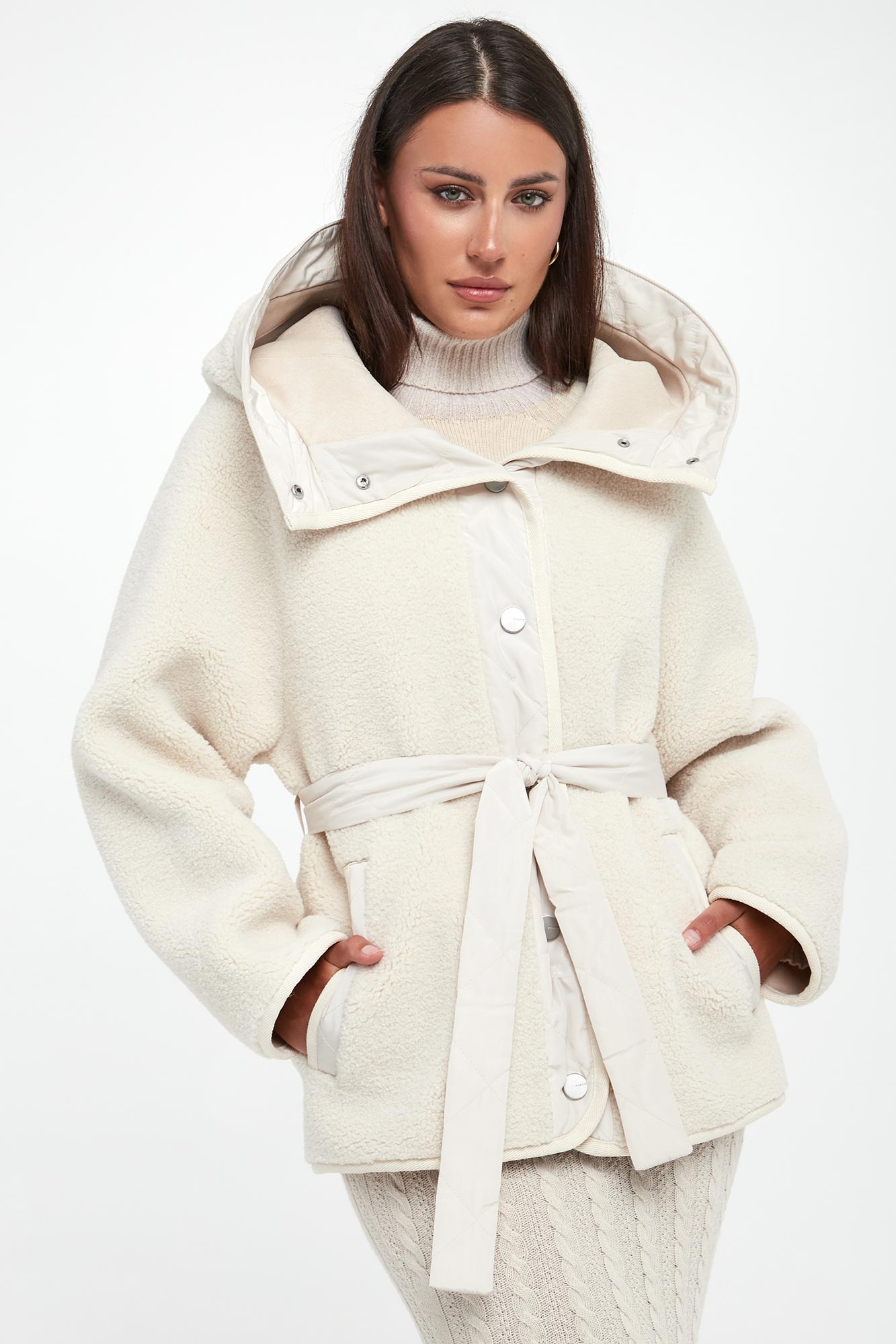 Kurtka damska z kapturem Capperi PINKO