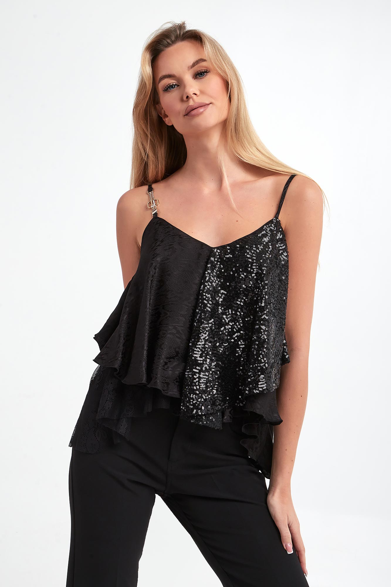 Top damski z cekinami LIU JO