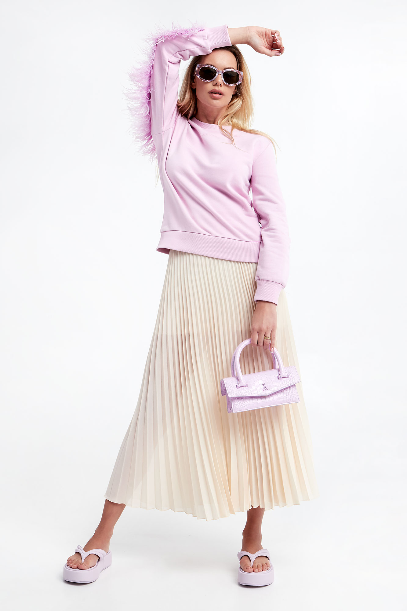 Spódnica plisowana PATRIZIA PEPE