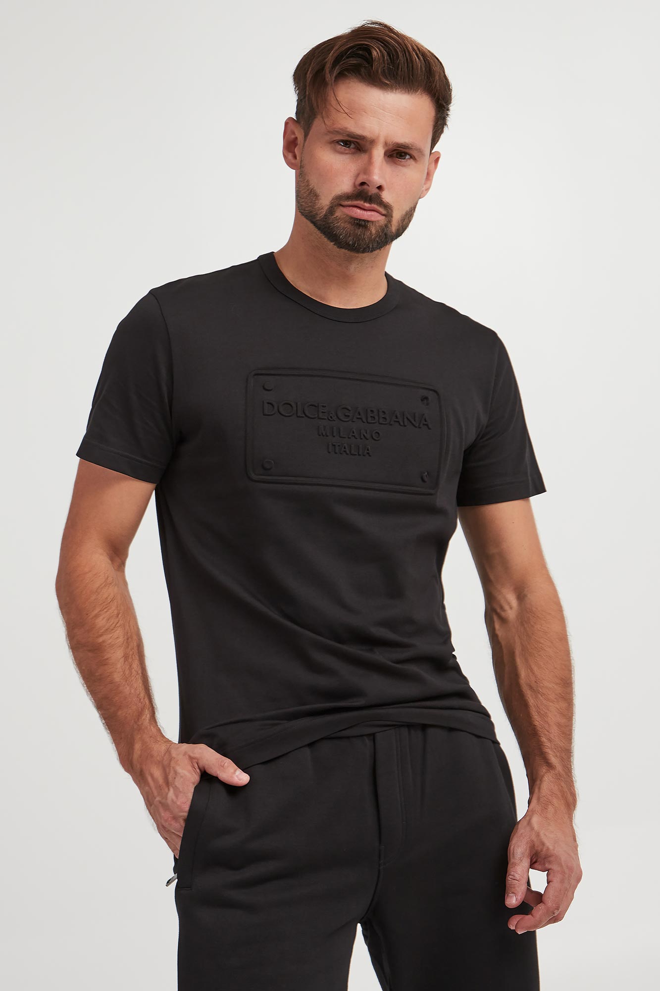 T-shirt męski z logo DOLCE & GABBANA