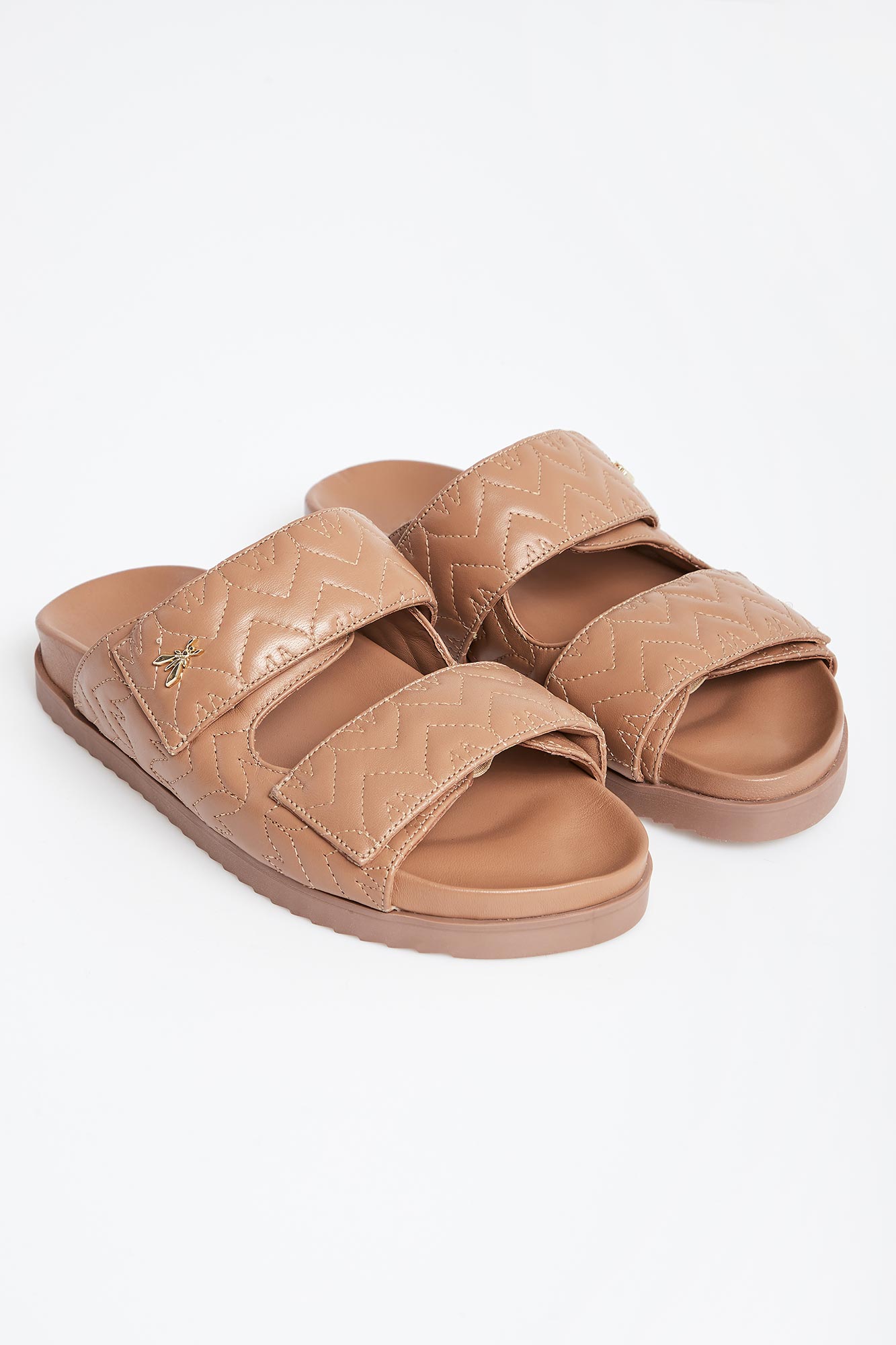 Klapki damskie skórzane PATRIZIA PEPE