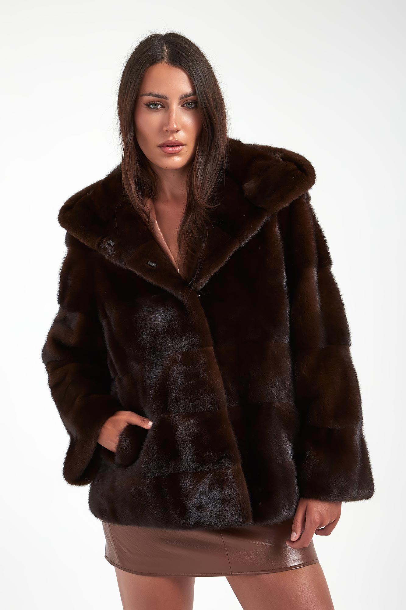 Futro damskie naturalne z norki SUPREMA