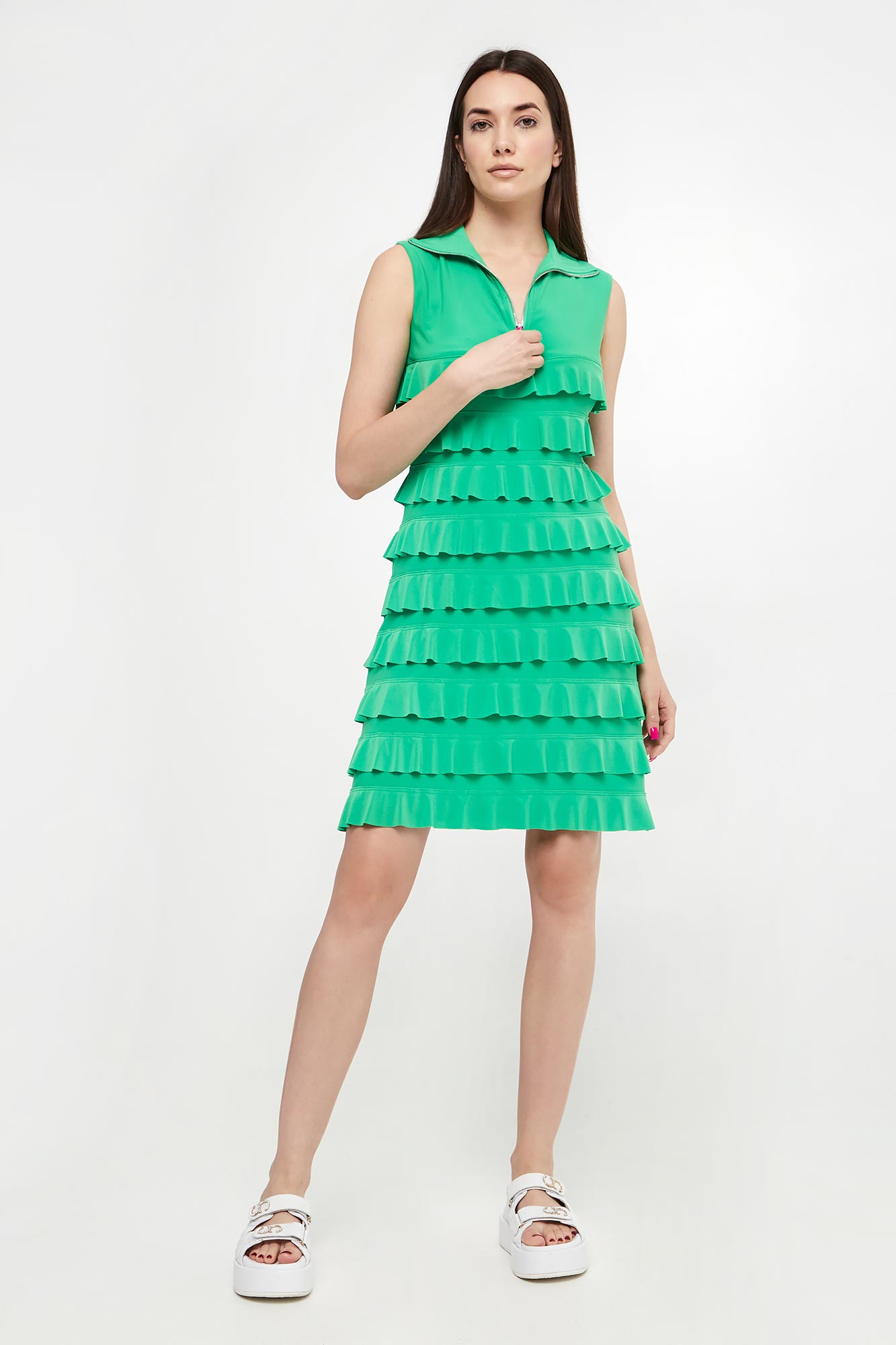 Sukienka z falbanami JOSEPH RIBKOFF